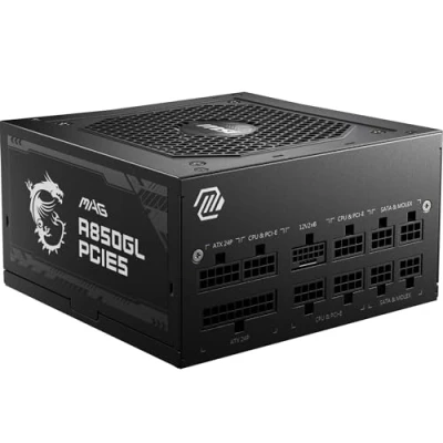 Image de Msi Alimentation Pc Mag A850Gl Pcie5 850W 80+ Gold Modulaire