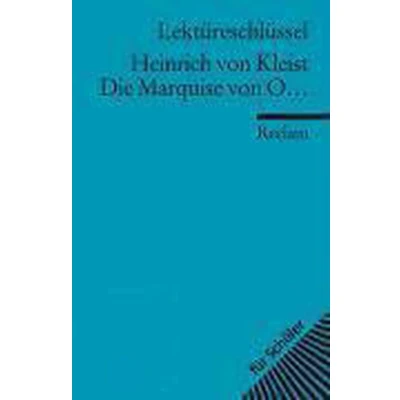Afbeelding van Die Marquise von O. Lektüreschlüssel für Schüler