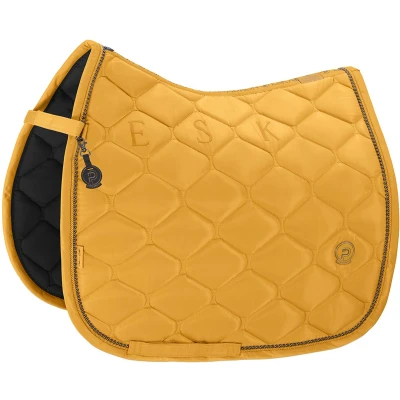 Afbeelding van Eskadron Zadeldekje Highgloss Pearls Platinum &#039;25 Dressuur Golden Yellow Pony Agradi.be