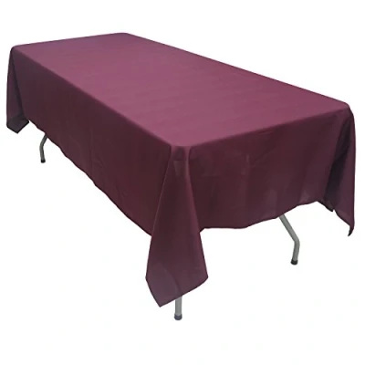 Afbeelding van KaitatsuSen Rechthoekig tafelkleed van polyesterweefsel, bordeaux, 150 x 300 cm