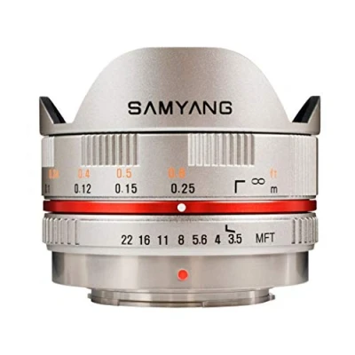 Afbeelding van Samyang 7.5mm F3.5 UMC Fisheye Prime lens geschikt voor Micro 4/3 zilver