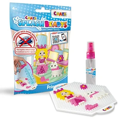 Afbeelding van Craze Splash Beadys 26069 Kralenset, waterparels, kinderen, starterset, prinses, knutselset, zonder strijken, meerkleurig