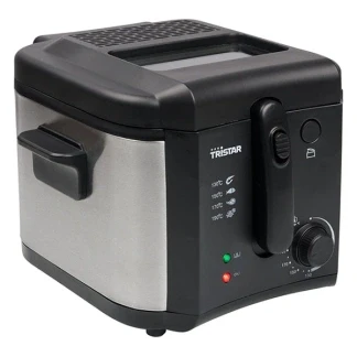Afbeelding van Tristar Friteuse FR 6878 2,5 liter 1600W Inklapbaar handvat RVS/Zwart