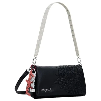 Afbeelding van Desigual schoudertas Sierra Naron Flap Bag Black zwart