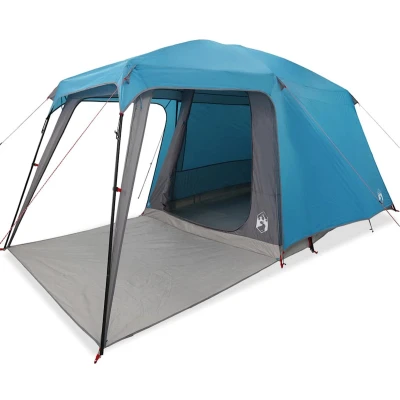 Afbeelding van vidaXL Kampeertent met verandakoepel 5 persoons waterdicht blauw