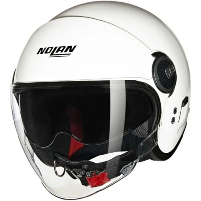 Afbeelding van Nolan N21 Visor 06 Classico 305 Wit Metal Jethelm Maat XL Helm