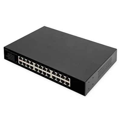 Image de DIGITUS Commutateur non géré 24 x 10/100/1000 de bureau, Montable sur rack