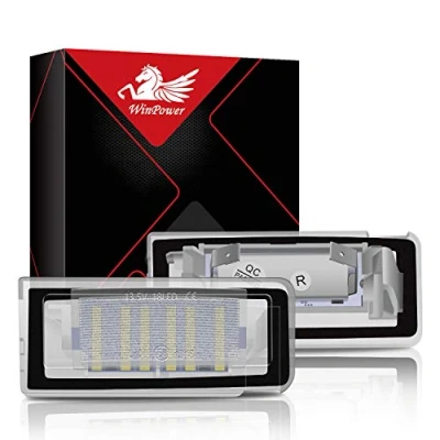 Afbeelding van WinPower Led kentekenplaatverlichting, compatibel met TT 18SMD, geen fouten, 2 stuks