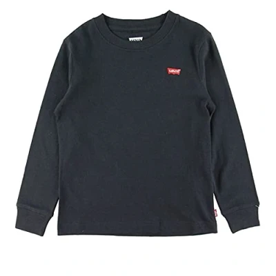 Image de Levi&#039;s Long Sleeve Batwing Chest Hit Tee Garçon, Noir, 4 ans