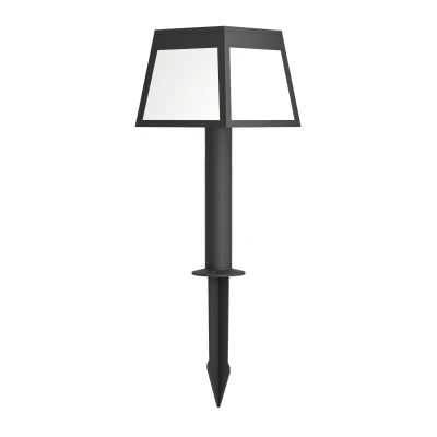 Afbeelding van EGLO Altilia Solar Priklamp Staande lamp Buiten zonne energie LED 56 cm Zwart/Wit