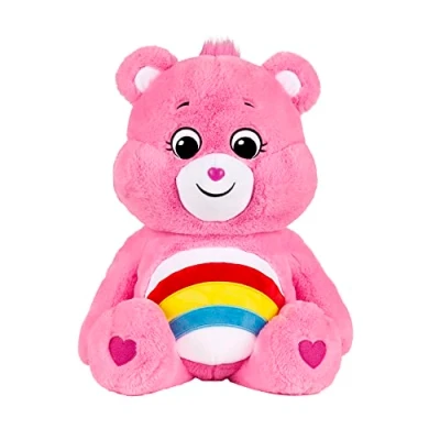 Afbeelding van Care Bears 22066 24 inch Jumbo pluche cheer beer, verzamelbaar schattig speelgoed, grote teddybeer, knuffelig speelgoed voor kinderen, zacht meisjes en jongens, teddybeer