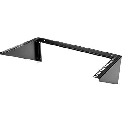 Image de StarTech.com Rack de serveur vertical 6U 19&quot; en acier et armoire à Fixation mural noir (RK619WALLV) pour montage