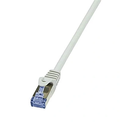 Afbeelding van LogiLink CQ4082S RJ45 Netwerkkabel, patchkabel S/FTP 7.50 m Grijs Vergulde steekcontacten, Vlambestendig, Snagless 1 stuk(s)