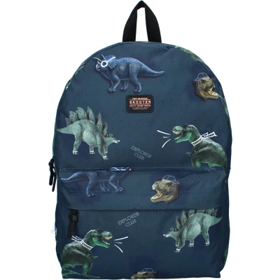 Afbeelding van Skooter Explorer Club Rugzak Blauw Dino