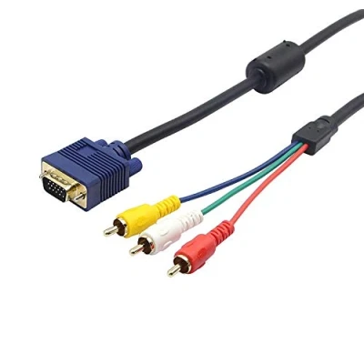 Afbeelding van QiCheng&amp;LYS VGA/HD15/RGB naar 3 componenten RGB kabel voor tv/HDTV 1,5 m