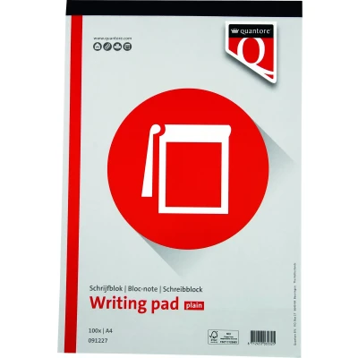 Afbeelding van Schrijfblok Quantore A4 blanco