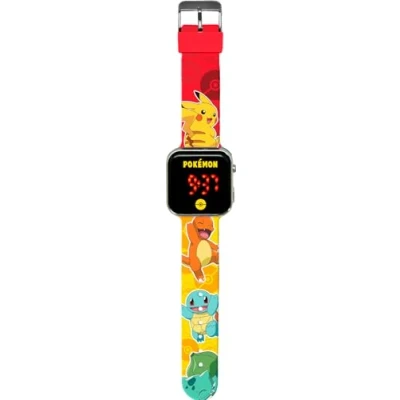 Afbeelding van Pokemon digitaal LED Horloge Pikachu, Charmander, Squirtell Accutime