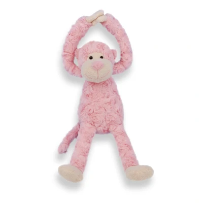 Afbeelding van Funnies Knuffel Slinger Aapje Lichtroze 45cm