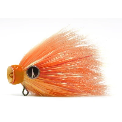 Afbeelding van VMC Baby Mustache Shallow X1 UV Orange Jighead Loodvrij 14g Loodkoppen
