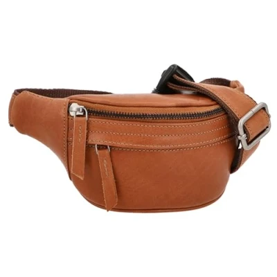 Afbeelding van Gusti Leder MINI Spencer Heuptas, Maat: One Size, Haselnuss