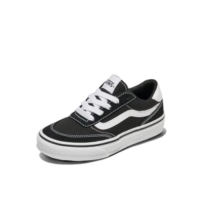 Afbeelding van VANS Brooklyn LS SUEDE/CANVAS Unisex Sneakers BLACK/WHITE Maat 27