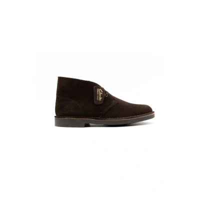 Afbeelding van Clarks Desert EVO Veterboots, Heren, Maat: 40, Dark brown Leer en imitatieleer