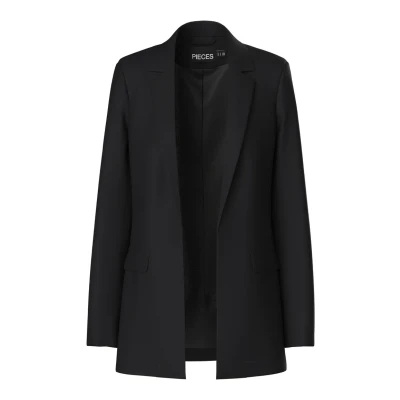Afbeelding van Pieces Blazer Pcbossy Ls Loose Noos, zwart.
