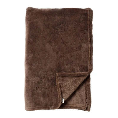 Afbeelding van Dutch Decor HARVEY Plaid 150x200 cm superzachte deken van fleece Chocolate Martini donkerbruin