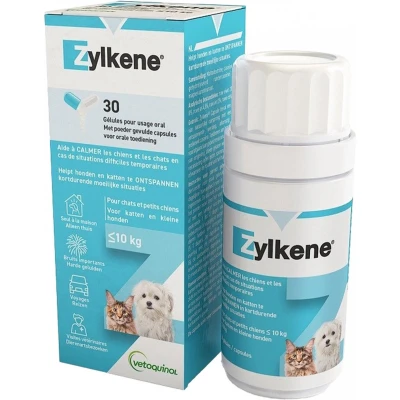 Afbeelding van 30 stuks (75 mg) Zylkene Capsules voor hond &amp; kat &lt; 10 kg