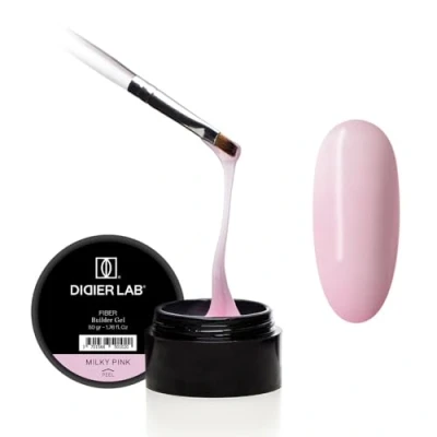 Afbeelding van Didier Lab Fiber Builder GEL Douchegel, Maat: 50 g, Milky pink