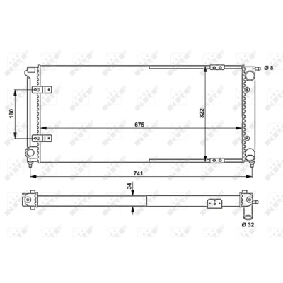Afbeelding van Radiateur NRF 58712