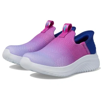 Image de Skechers Baskets Ultra Flex 3.0 Color Boost pour fille, bleu marine, 13 UK Child