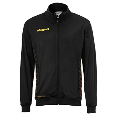 Afbeelding van uhlsport Score Track Herenjas, Zwart/Neon Geel