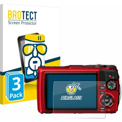 Afbeelding van BROTECT Screenprotector voor Olympus OM System Tough TG 7 Folie Beschermfolie Beschermglas transparant (3 Stuks)