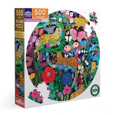 Afbeelding van Eeboo 500 delige puzzel Jaguars &amp; Vlinders