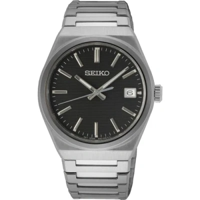 Afbeelding van Seiko heren Horloge SUR557P1 in de kleur Zwart