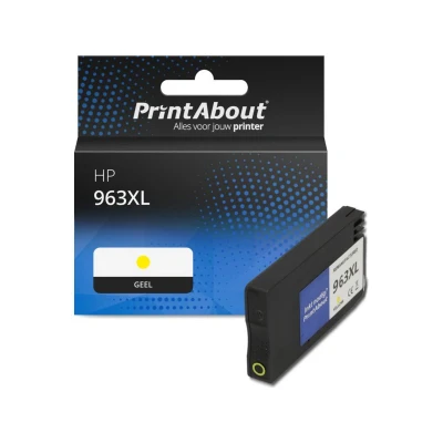 Afbeelding van Huismerk HP 963XL (3JA29AE) Inktcartridge Geel Hoge capaciteit