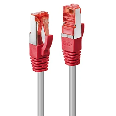 Image de Lindy Câble inverseur RJ 45 (M) pour 5 m SFTP, PiMF CAT 6e sans crochet gris