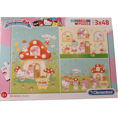 Afbeelding van Clementoni Legpuzzel Hello Kitty Junior Karton 144 Stukjes