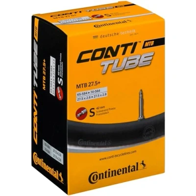 Image de Continental MTB TubesChambre à air 27.5 Black, 65 584 &gt;70 584, Valve Presta S 42 mm
