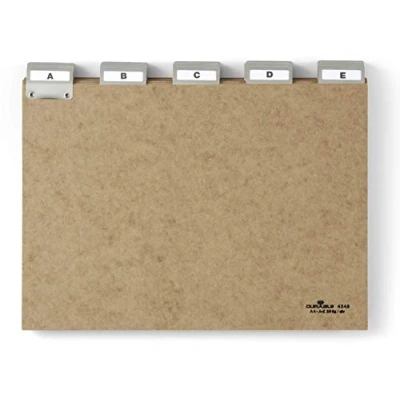 Afbeelding van Durable, Kaartopslag, Geleidekaarten En Geleidingsregisters Van Karton 1 PC 424511 (A4)
