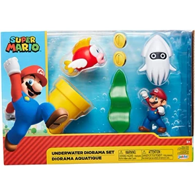 Afbeelding van Nintendo Super Mario 6 cm Underwater Diorama Set (400164)