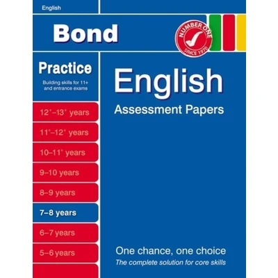 Afbeelding van Bond English Assessment Papers 7 8 Years