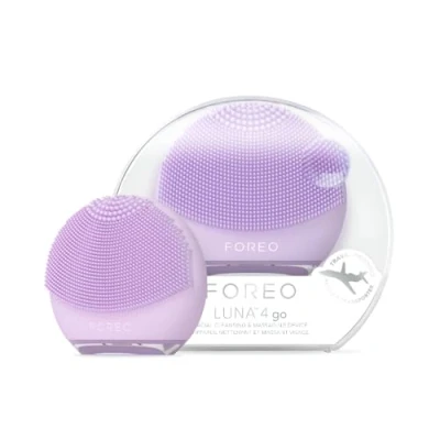 Afbeelding van FOREO LUNA 4 go 2 zone gezichtsreinigingsborstel en verstevigingsapparaat voor alle huidtypen, Lavender