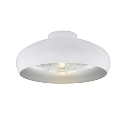 Image de Plafonnier design rond en métal bicolore MOGANO