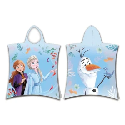 Afbeelding van Disney Frozen poncho, Happy 50 x 115 cm Katoen