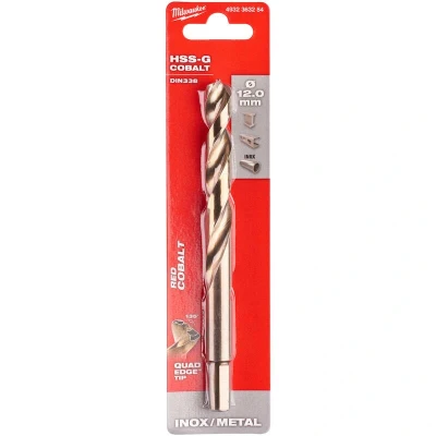 Afbeelding van MILWAUKEE 4932363284 HSS G Cobalt metaalboor DIN 338 12x151mm