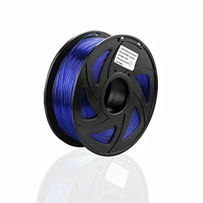 Afbeelding van S SIENOC PETG 1 kg 3D printerfilament, 1,75 mm, voor transparant blauw (PETG blauw)