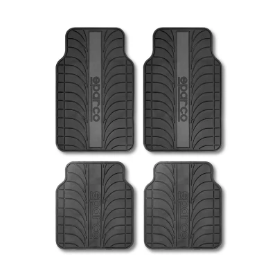 Afbeelding van Vloermattenset voor auto Sparco SPC1913GR Universeel Zwart/Gris (4 pcs)