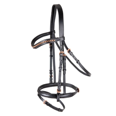 Image de Star Bridon Rosemary Anglais Combiné Noir Poney